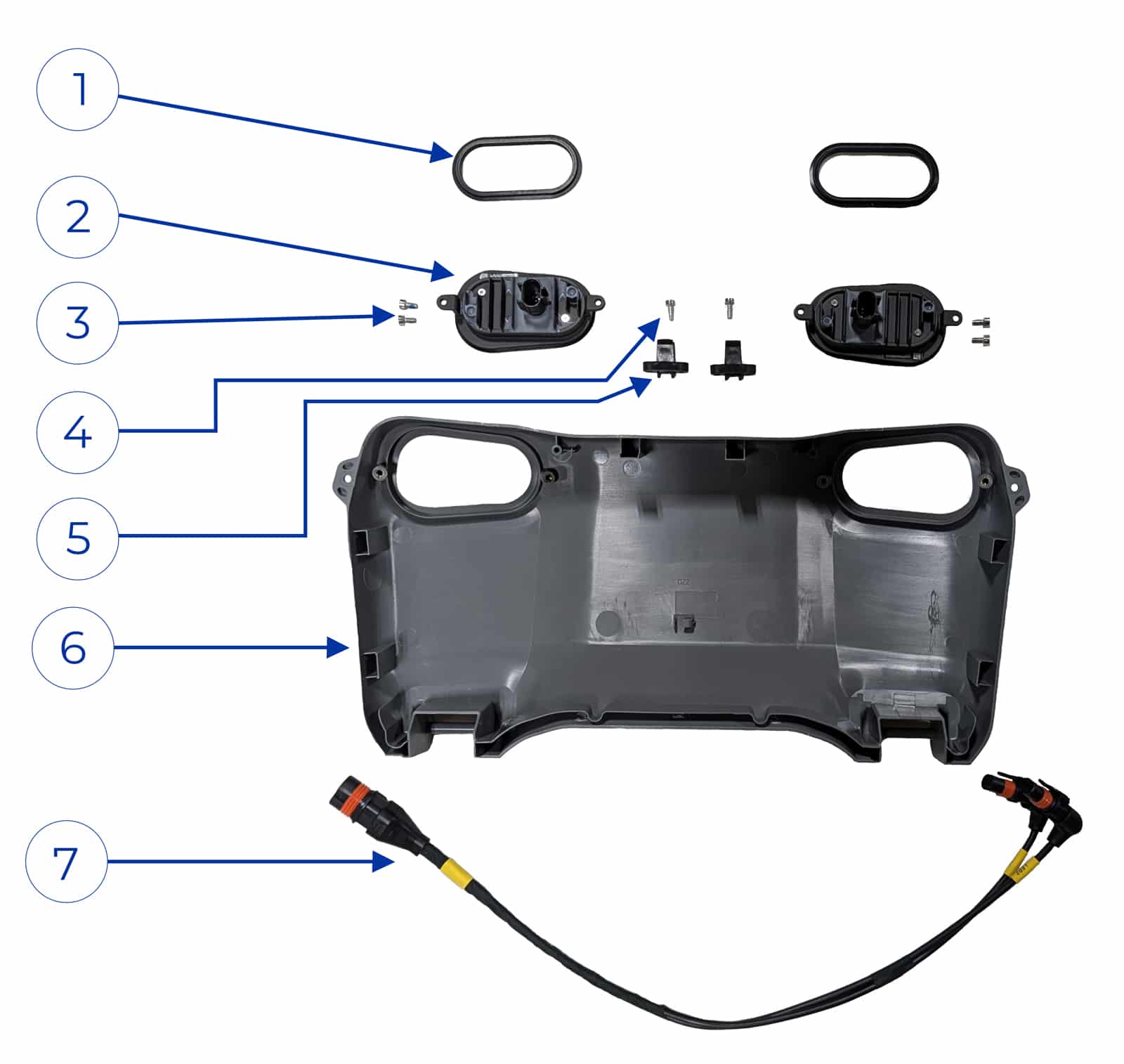 T50 Front Shell of Frame